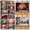Indoor Window Snowflake Decoration Stage Theme Background Cloth Background Wall Decoration Photo Cloth