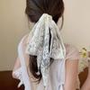 Transparent Lace Ribbon Hair Scarf Dressing Decoration Long Neck Scarves Dress Decor