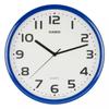 Wall Clock Blue Analog Standard Step Second Hand IQ-24-2JF