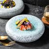 Japanese Sashimi Plate Ceramic Steak Plate Dessert Dim Sum Dish Main Dish Plate Restaurant Artistic Conception Tableware