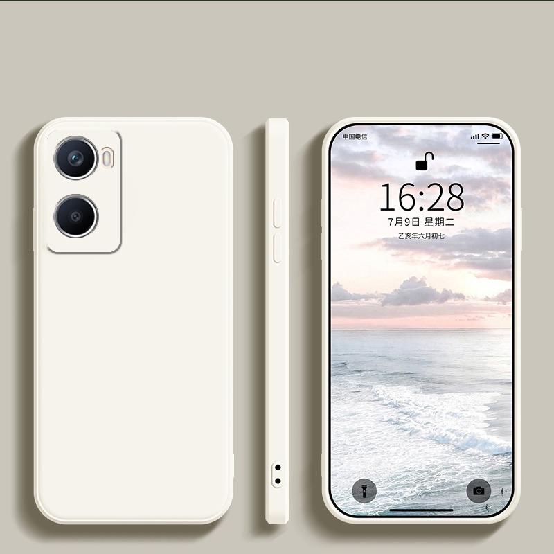 Роскошный жидкий силиконовый чехол для OPPO A15 A15S A18 A38 A58 A53 A52 Reno 10 5G A57 A77S A76 A78 A57S A96 4G 5G квадратный чехол