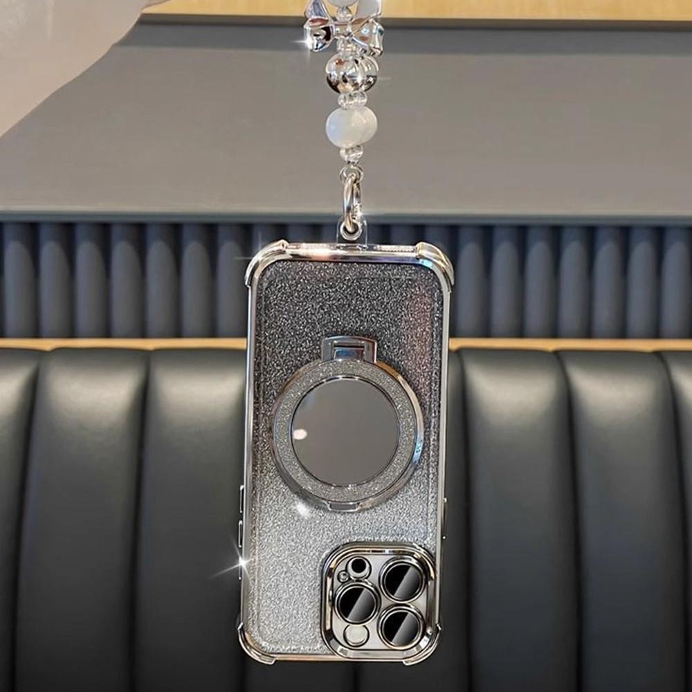 Luxury Bracelet Glitter Shockproof Phone Case For Xiaomi POCO X7 14T Pro Redmi Note 14 Pro Plus 14C 4G 5G Mirror Stand Soft Case