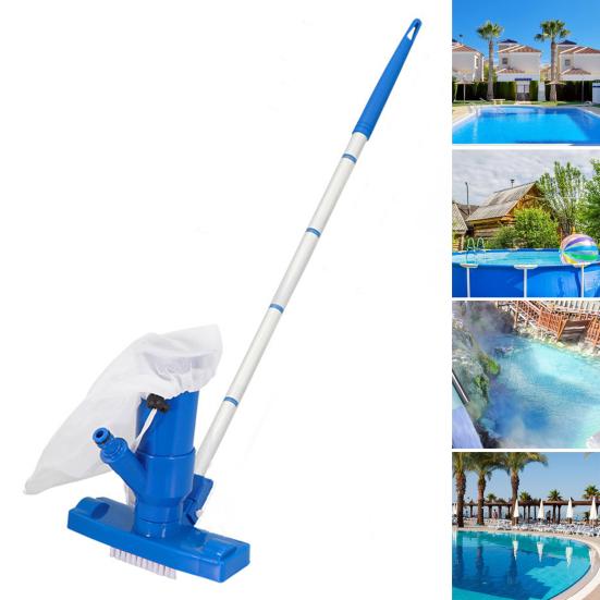 Portable Pool Vacuum Cleaner Underwater Cleaner Handheld Jet Pool Vacuum for Above Ground Pool Attach To Garden Hose