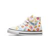 Chuck Taylor All Star Canvas Удобные Универсальные Прочные Высокие Кроссовки для Ходьбы Детские Кроссовки Белый Красный Желтый A07378C