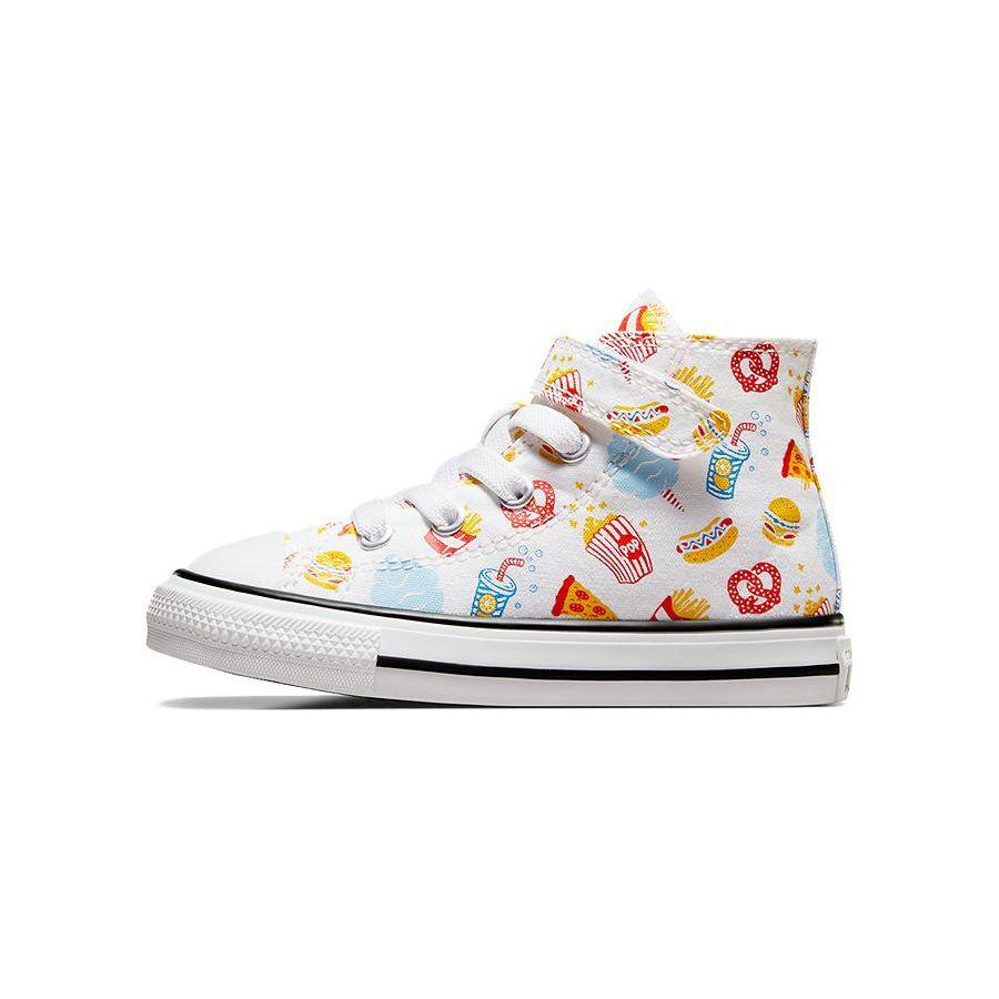 Converse Chuck Taylor All Star Canvas Удобные Универсальные Прочные Высокие Кроссовки для Ходьбы Детские Кроссовки Белый Красный Желтый A07378C