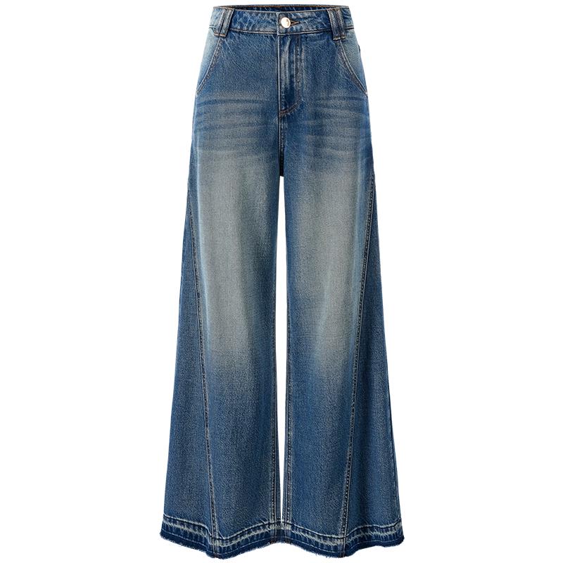 GIOVANNI VALENTINO Women's 2025 Wide-Leg Denim Pants
