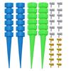 10/12/20/24Pcs Flower Waterer Spike Shoes Irrigation Controllable Water Flow Automatic System Plant Self-watering Tool