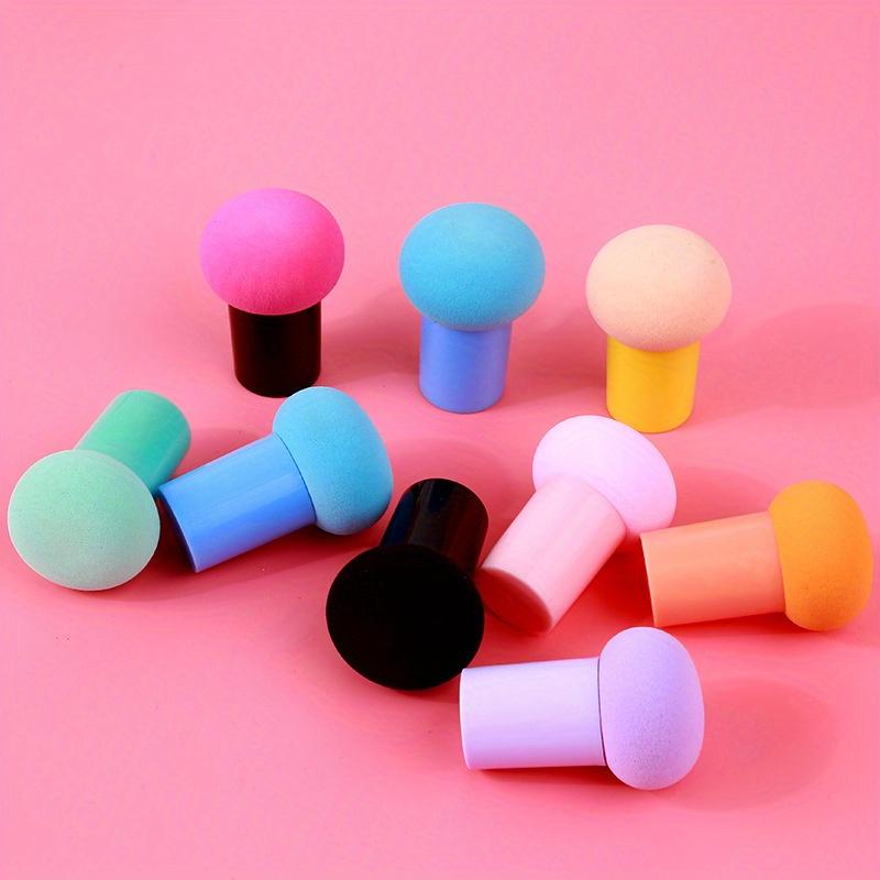 9pcs Stencil Brush Set & Sponge Pouncers In Assorted Colors with Gourd Handles for Crafts, Wet and Dry Use - Ink Dabbers for Scrapbooking