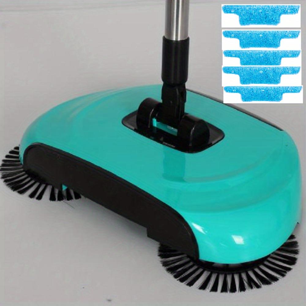 3-in-1 Multifunctional Hand-propelled Sweeper Vacuum Cleaner Hand-propelled Sweeper with 1/2/4 Rag To Clean the Sweeping Artifact Sweeper.