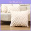 Geometric Cover Pillow Plush Material And Logo Living Room Sofa Home Decor