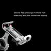 Mountain Bicycle MTB Aluminum Alloy Phone Holder Motorcycle Cellphone Handlebar Mount Cradle