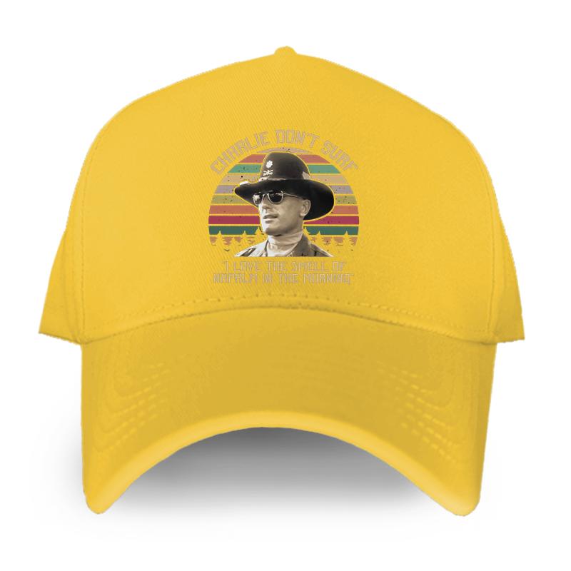 Vintage Apocalypse Now Charlie Don't Surf Baseball Cap Film I Love The Smell Of Napalm In The Morning Unisex Women Caps Hip Hop Hat