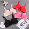 1/3PCS 75-95 AB Fashion Women Push Up Bras Solid Color Seamless Gathering Wirefree Bras Adjustable Bralette Underwear Brassiere Plus Size
