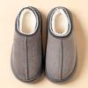 Winter Indoor And Outdoor Solid Color Thick-soled Non-slip Lightweight Warm Ladies Slippers