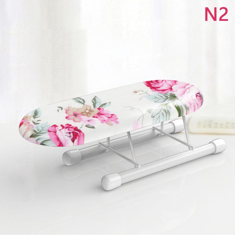 1Pcs Folding Mini Ironing Board With Folding Legs Portable Household Clothes Ironing Rack Home Supplies Heat Resistant Ironing Cover