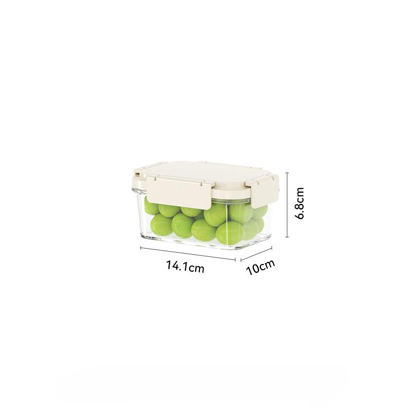 Outdoor Fruit Chilled and Fresh-keeping Boxes Lunch Boxes Plastic Sealed BoxesFood-grade Household Refrigerator Storage Boxes