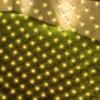 Solar Net Mesh String Lights Outdoor 3X2M 200 LEDs Tree-wrap Light Dark Green Cable Outdoor Mesh Lights for Garden Decor