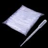 100 Pcs Plastic Disposable 3ml Graduated Transfer Pipettes Eye Dropper Straw Set