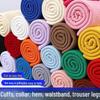 Cotton Ribbed Stretch Fabric: Cuffs, Neckline, Hem, Waistband, Circular Knit Sweater Material