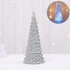 27CM Light Up Christmas Tree Colorful Lighting Battery Operated Holiday Home Decoration Acrylic LED Desktop Xmas Tree Lamp Ornament