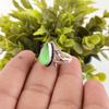 Green Cat's Eye Gemstone 925 Sterling Silver Jewelry Handcrafted Designer Ring RR-57-41