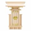 Buddhist Altar Shop Takita Shoten's Shinto Shrine (Omiya) with Sleeves (35cm High X 27cm Wide) - A Cypress Shrine for Enshrining Sacred Talismans. [Ce
