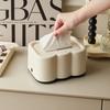 Storage Holder Household Supplies1 Set Tissue Storage Box Spring Design Large Capacity Press Separation Wall Mounted Tissue