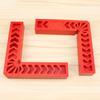 3/4/6inch 90-Degree Right Angle Clamp Holder L Shape Square Ruler Woodwork Tool