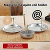 New1/5Pcs Magnetic Mosquito Coil Holder Creative Mosquito Coil Holder Repellent Incenses Rack Home Accessories