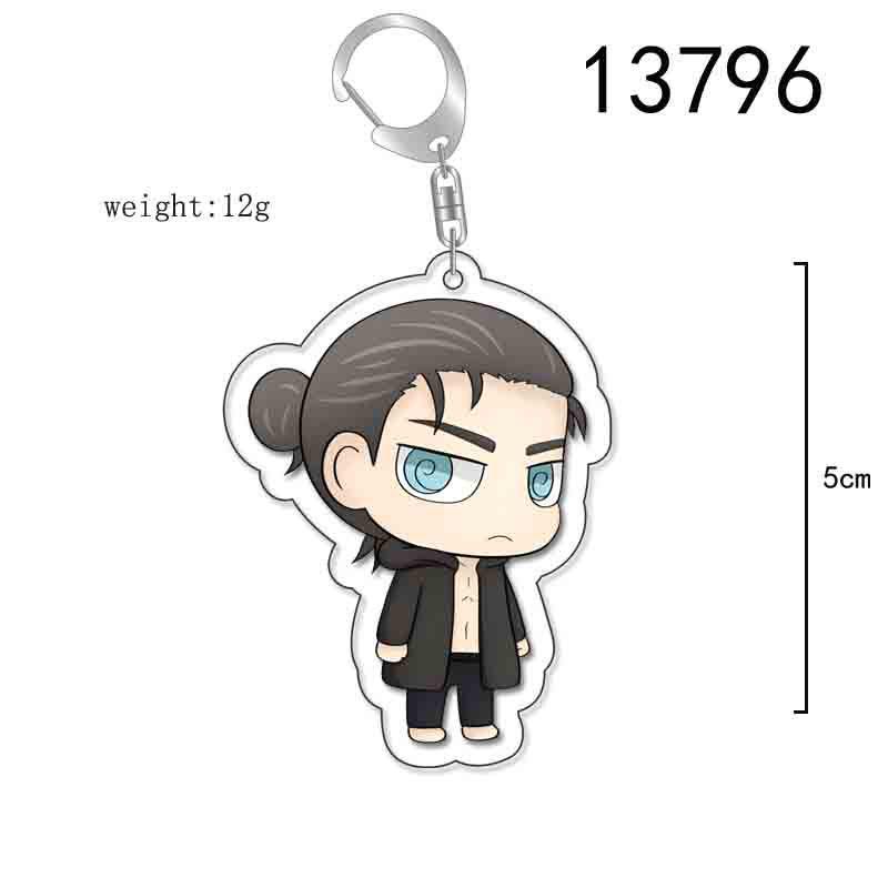 Attack On Titan Acrylic Keychain Pendant - Creative Anime Jewelry Gift