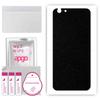 apgo Protective Skin Sticker for the Back Compatible with Apple iPhone 6 Plus, Wrap Film, Foil, Vinyl - Pattern Matte Black