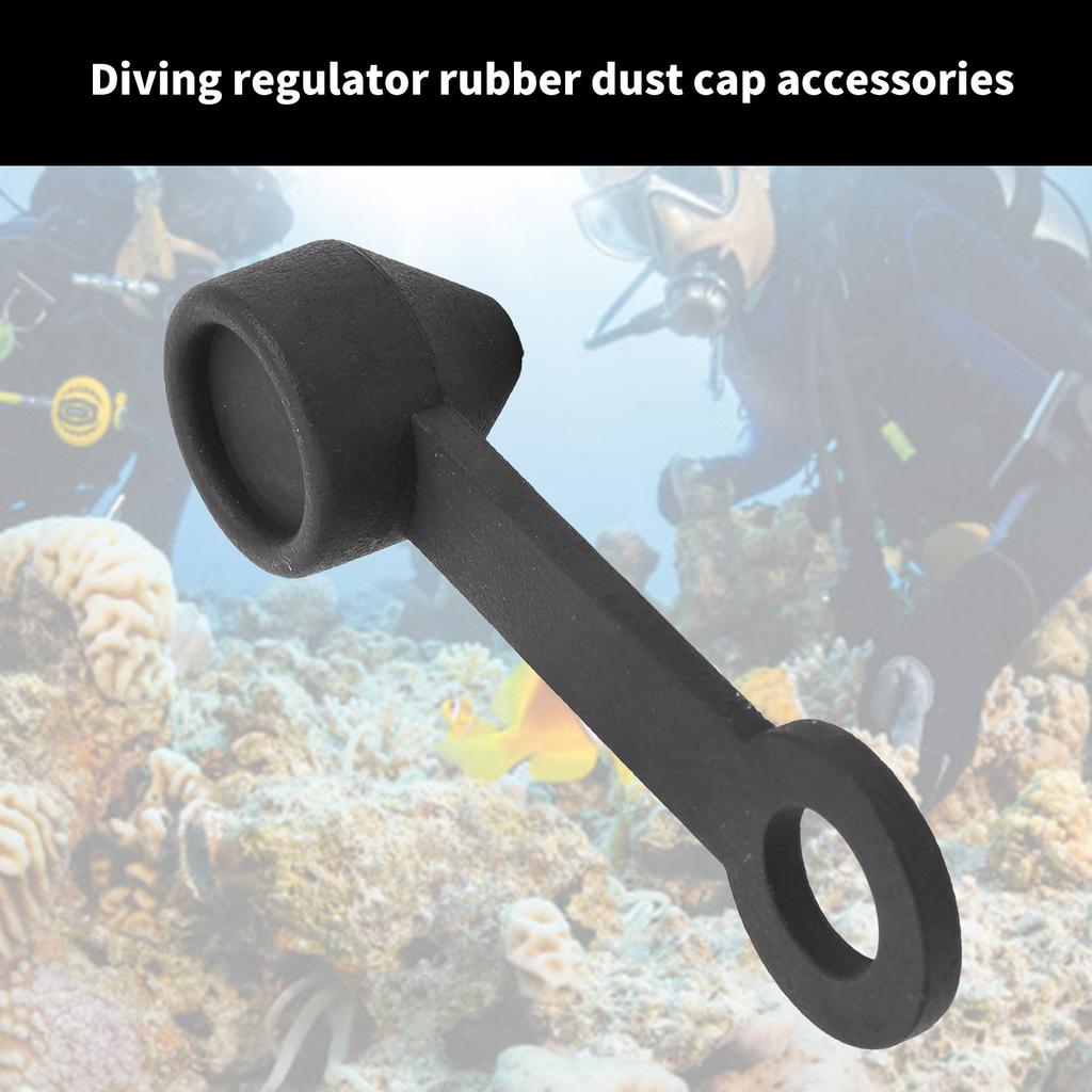 Dive Regulator Dust Cover Replacement Rubber Dust Cap Cover Scuba Diving Dust Cap for Dive Regulator First Stage