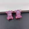 Home Party Supplies Acrylic Shimmer DIY Jewelry Accessories Creative Handmade 10pcs Beads Bear Necklace Making Materials Luminous Bracelet