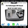 For Volkswagen VW Passat B6 B7 CC 2007-2016 Android 14 Car Radio Carplay Autoradio Player Stereo Video Multimedia GPS Navigation