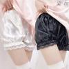 Women Undershorts Safety Shorts Panties Daily Petticoat Shorts Pumpkin Bloomers Imitation Silk