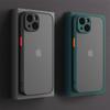 Shockproof Armor Matte Case For iPhone 16 15 14 13 12 11 Pro Max XR XS X 7 8 Plus SE Mini Luxury Silicone Bumper Clear Hard PC Cover Capa