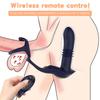 Male Prostate Massager Vibrator Telescopic Anal Plugs Penis Ring Butt Plug Vibrator Wireless Control Sex Toy for Men Masturbator