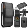 Universal Vertical Nylon Holster Carrying Cell Phone Holster Belt Clip Holder Case Pouch with Card Slot