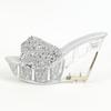 Women's Platform Sandals  Slope Heel 11CM Nightclub High Heels Nightclub Transparent Crystal Banquet Crystal Bottom LFD-1101-64