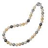 By Yumi Pearl Necklace Yumisienne Large 10mm Multicolor Popular Ceremonies Simple Stylish Made In Japan [MIONO] [Produced Katsura] Women's
