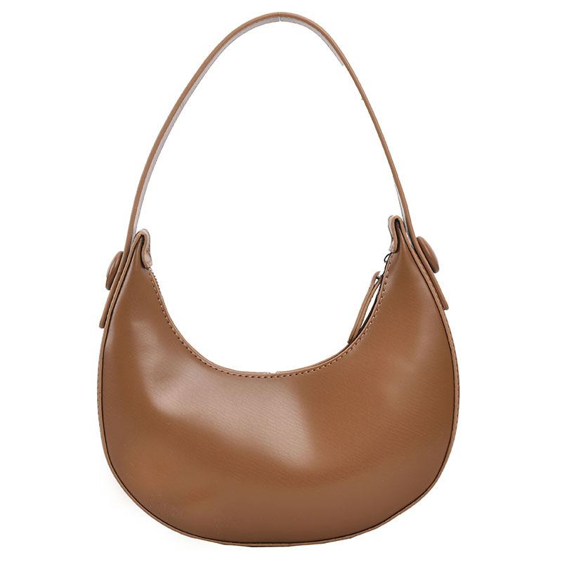 Bag Women's New Armpit Bag Fashionable Solid Color Versatile Portable Shoulder Bag