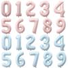 32/40inch Light Pink Blue Number Balloons Foil Balloon Birthday Balloon Party Baloon 0 1 2 3 4 5 6 7 8 9 Globos Balls