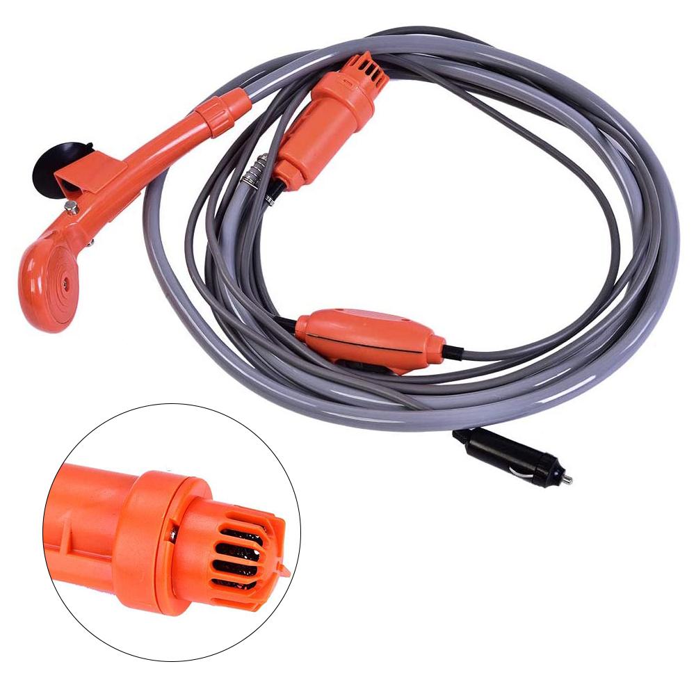 12 В автомобильный штекер, портативный автомобильный душевой комплект для кемпинга и путешествий