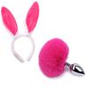 Anus Stimulation Tools Rabbit Ear Bunny Tail Butt Anal Plug For Adult Games Unisex Sex Toys Cosplay Role-play Flirting