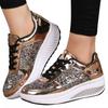 Fashion Shoes for Women Fashion Versatile Bling Shoes Plus Size Lace-up Running Shoes Wedges Platform Sneakers Zapatos De Mujer 2024