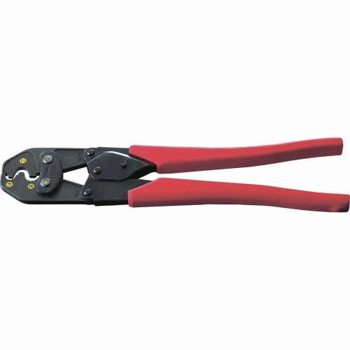 Lobtex Corporation Crimping Tool, AK38A, Red, for 14, 22, and 38mm Diameters