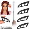 1/2/4Pcs Eyeshadow Stencil Tool Washable Reusable Eyeshadow Assistant Eyeshadow Drawing Guide Card Professional Eyeshadow Mapping Template
