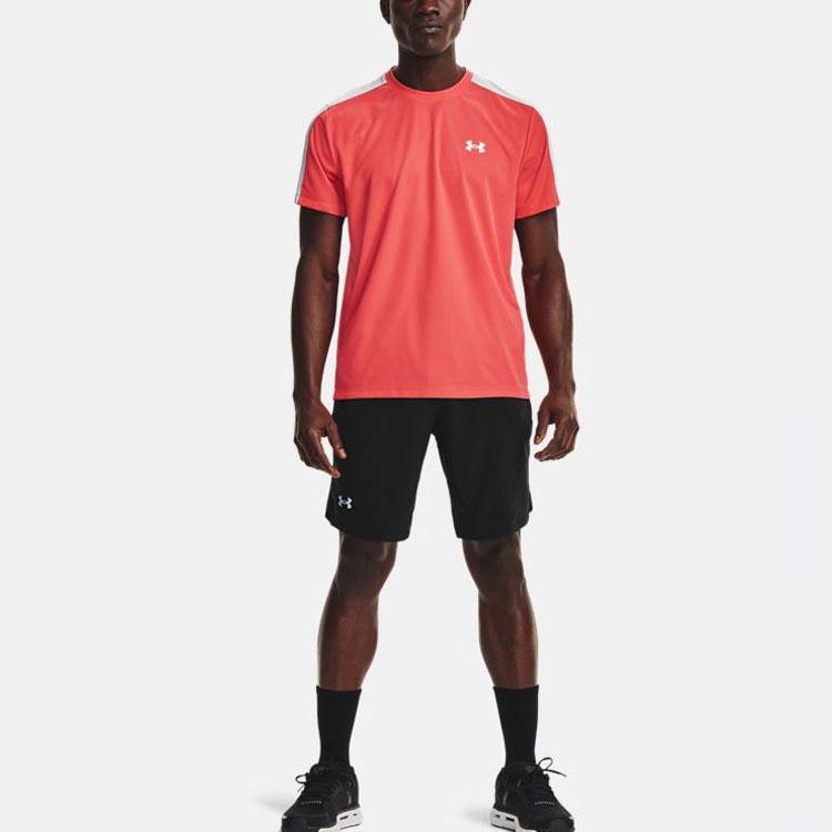 Under Armour Training Quick-Dry Crew Neck T-Shirt Men Tops Orange 1361479-690