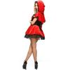 Red Anime Little Red Riding Hood Cosplay Costume, Halloween Costume Forest Masquerade Uniform Set