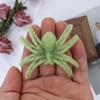 Halloween Spider Simulation Flocking Spider Party Scream Yard Garden Furnishings Props Horror Haunted Home Tricky Toy Decoration